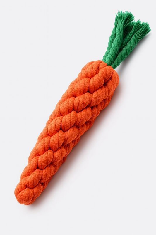 Carrot dog toy