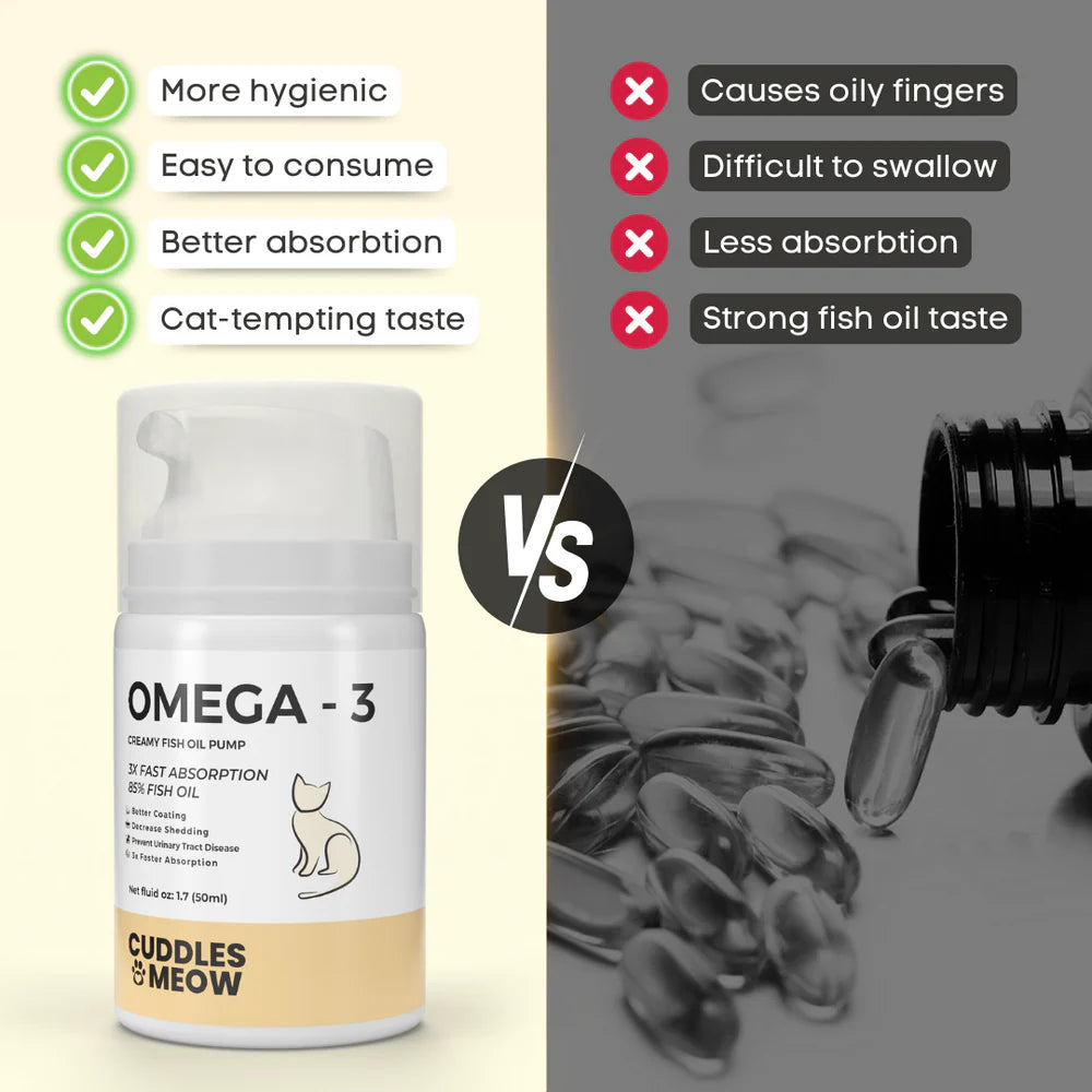 Vet- backed Creamy Fish Oil Pump