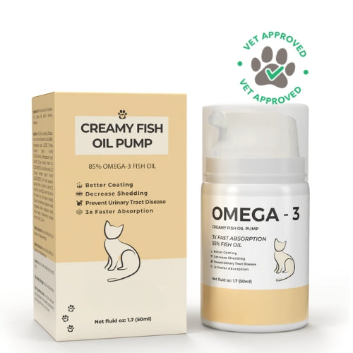 Vet- backed Creamy Fish Oil Pump